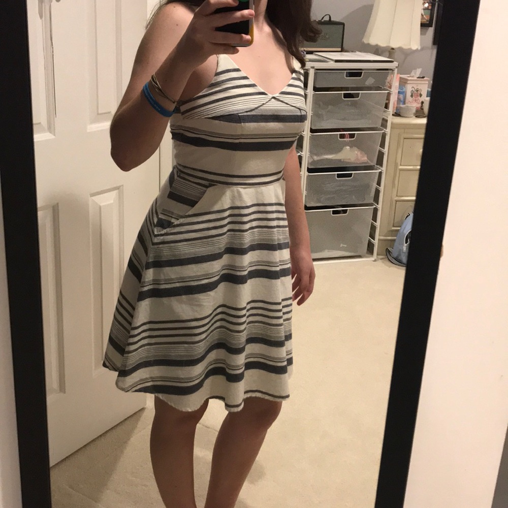 Beachy fit and flare dress